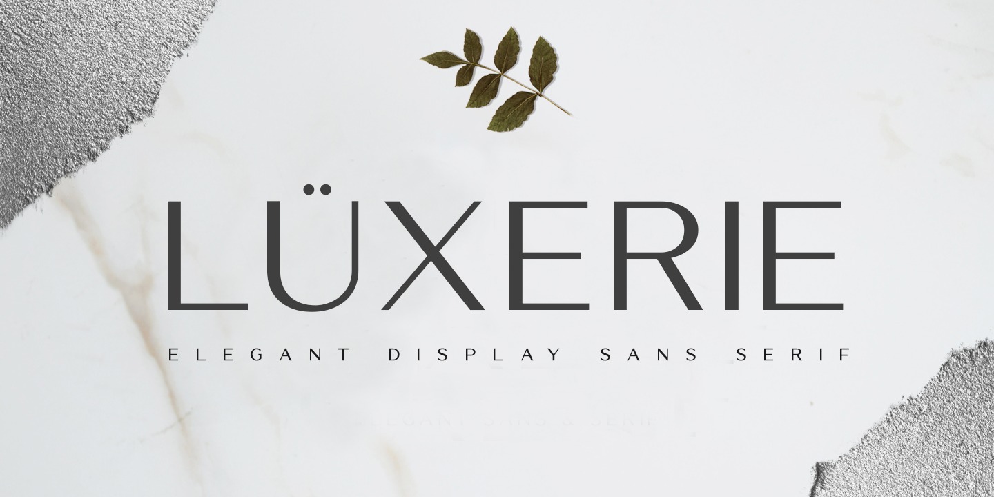 Luxerie Alternate Font preview